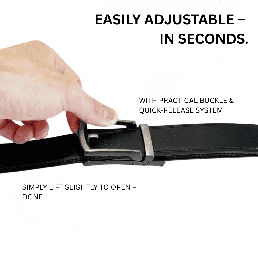 Beltero | Hole-free belt – up to 700% more precisely adjustable