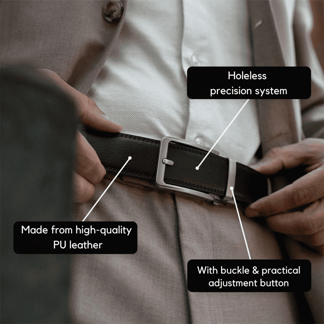 Beltero | Hole-free belt – up to 700% more precisely adjustable